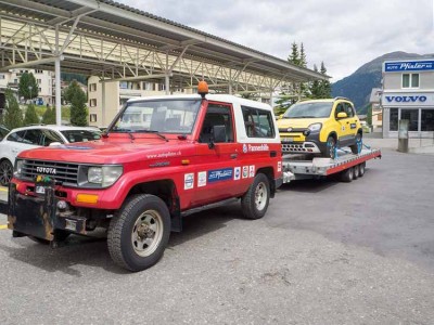 Anhaenger mit Fiat Panda