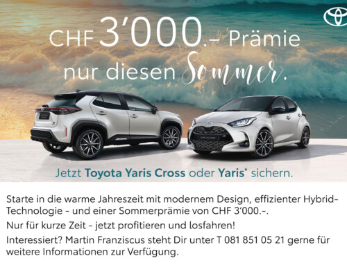 Toyota Sommerprämie